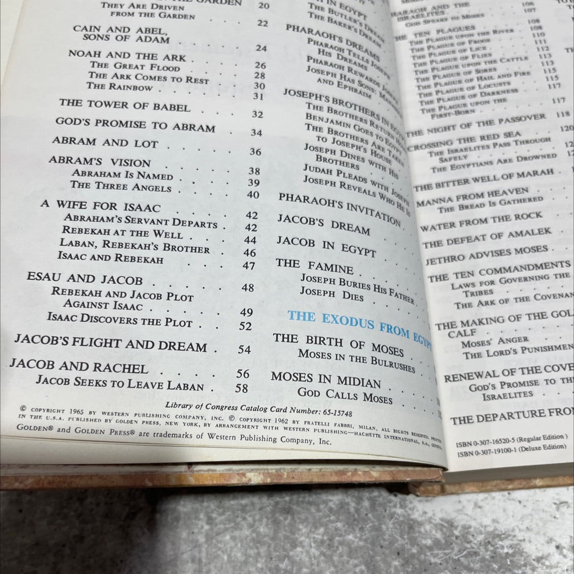 holy bible: the children's bible book, by unknown, 1965 Hardcover image 3
