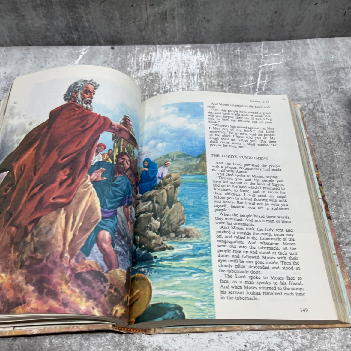 holy bible: the children's bible book, by unknown, 1965 Hardcover image 4
