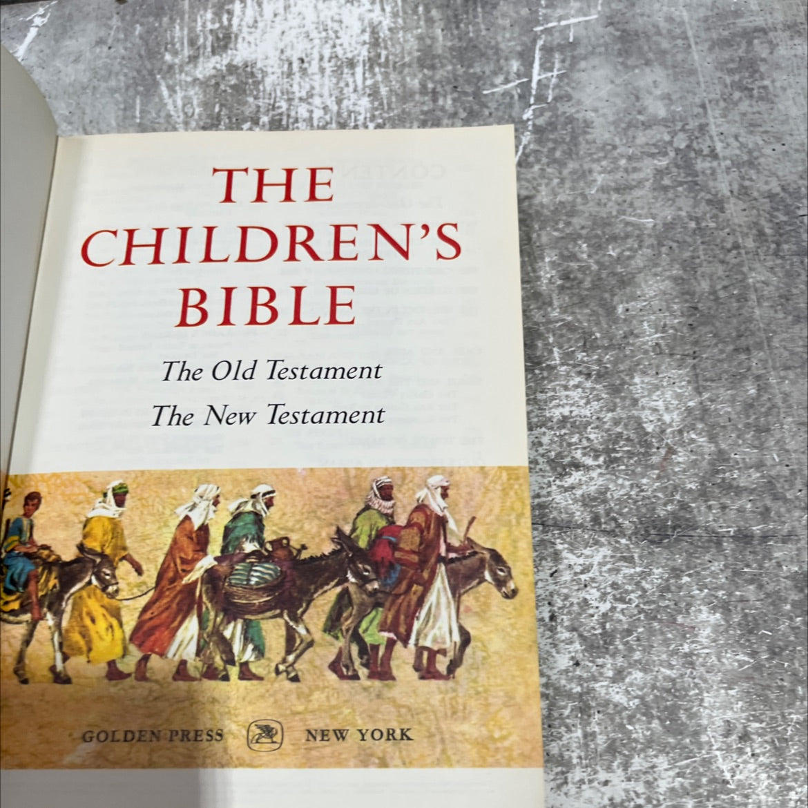 holy bible: the children's bible book, by unknown, 1965 Hardcover image 2