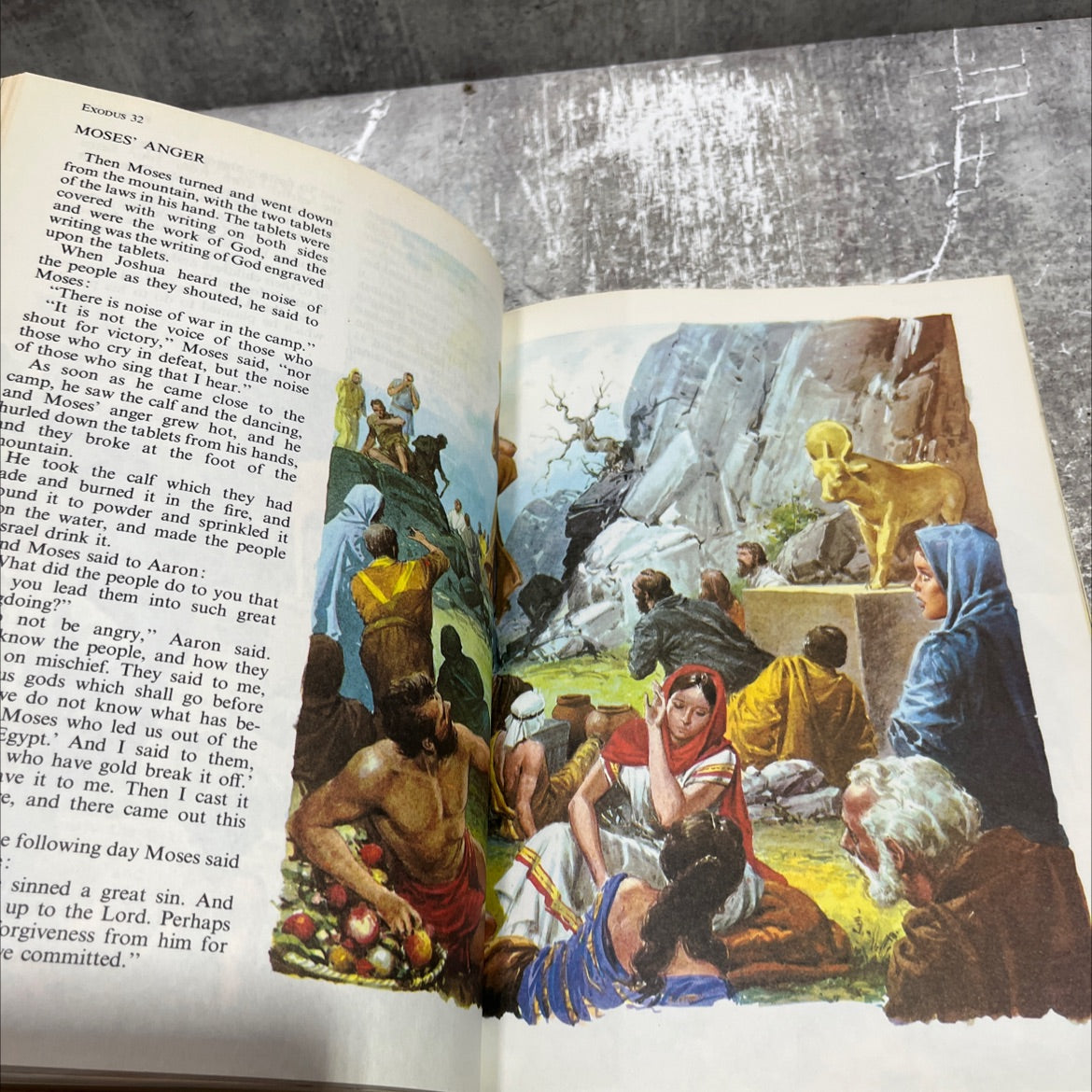 holy bible: the children's bible book, by unknown, 1965 Hardcover image 4