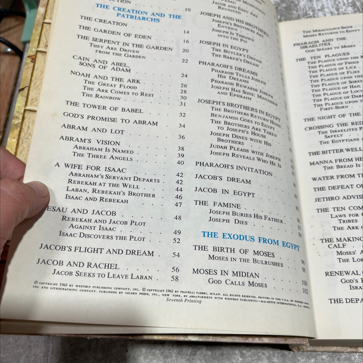 holy bible: the children's bible book, by unknown, 1965 Hardcover image 3