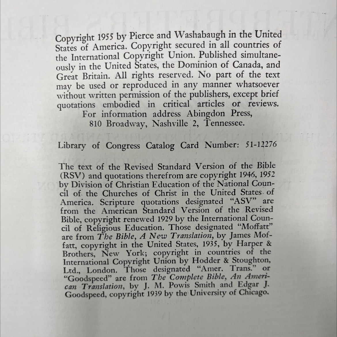 holy bible: the interpreter's bible volume iv book, by rthur buttrick, paul scherer, samuel terrien, 1955 Hardcover image 3