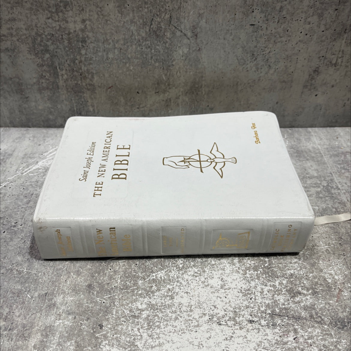 holy bible: the new american bible book, by confraternity of christian doctrine, 1986 Leather image 4