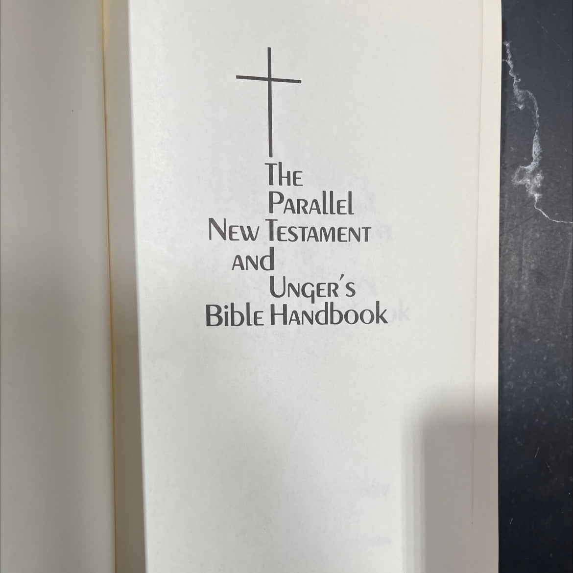 holy bible: the parallel new testament and unger's bible handbook book, by unknown, 1975 Hardcover image 2