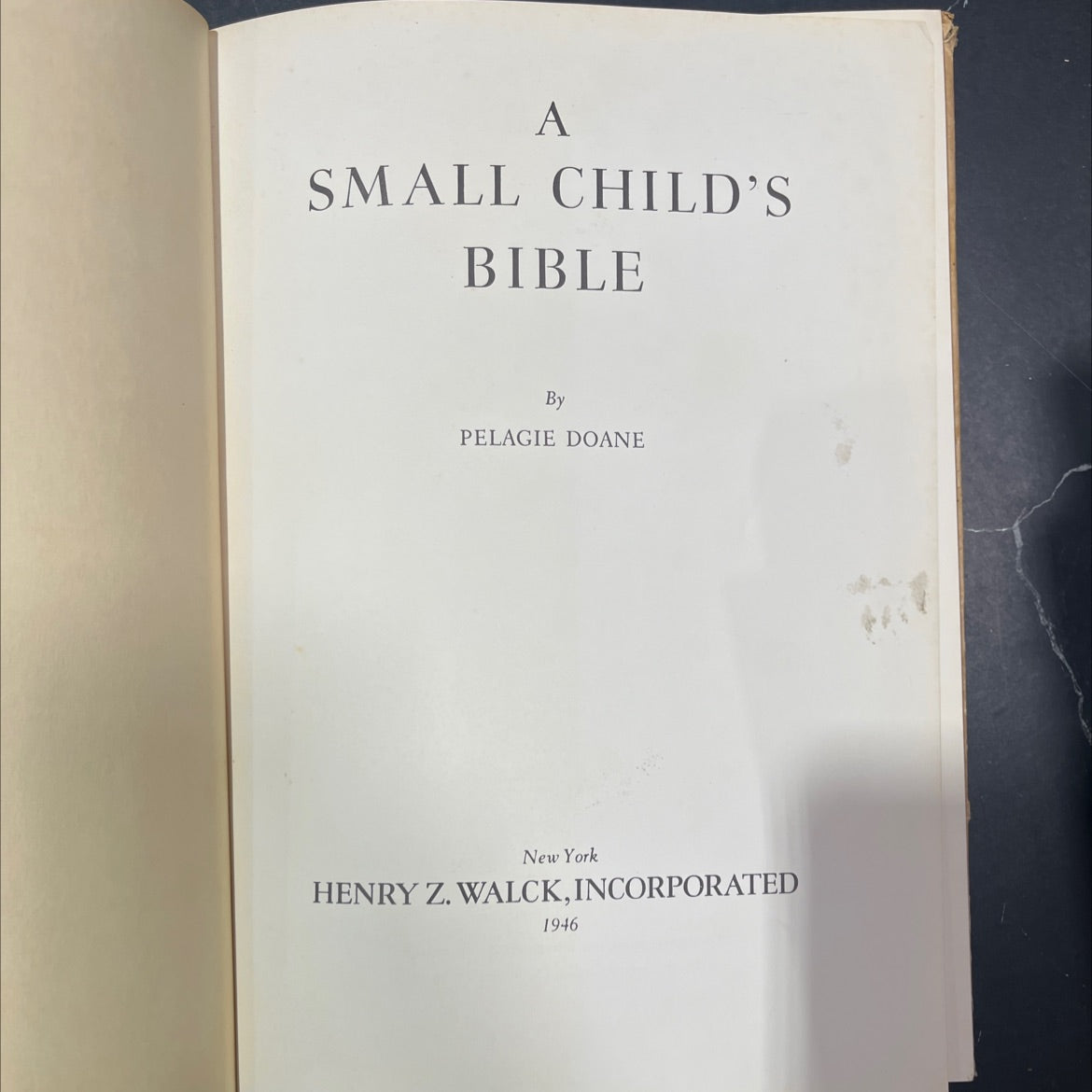 holy bible a small child's bible book, by pelagie doane, 1946 Hardcover image 2