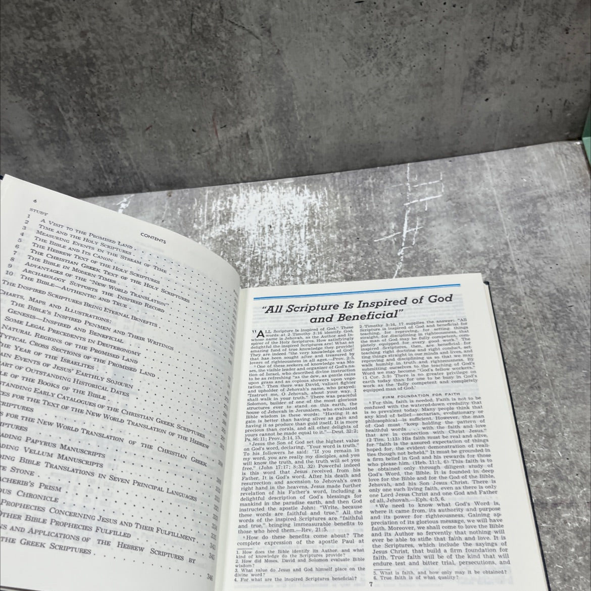 holy bible all scripture is inspired of god and beneficial book, by unknown, 1983 Hardcover image 4