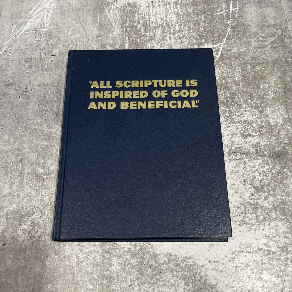 holy bible all scripture is inspired of god and beneficial book, by unknown, 1983 Hardcover image 1