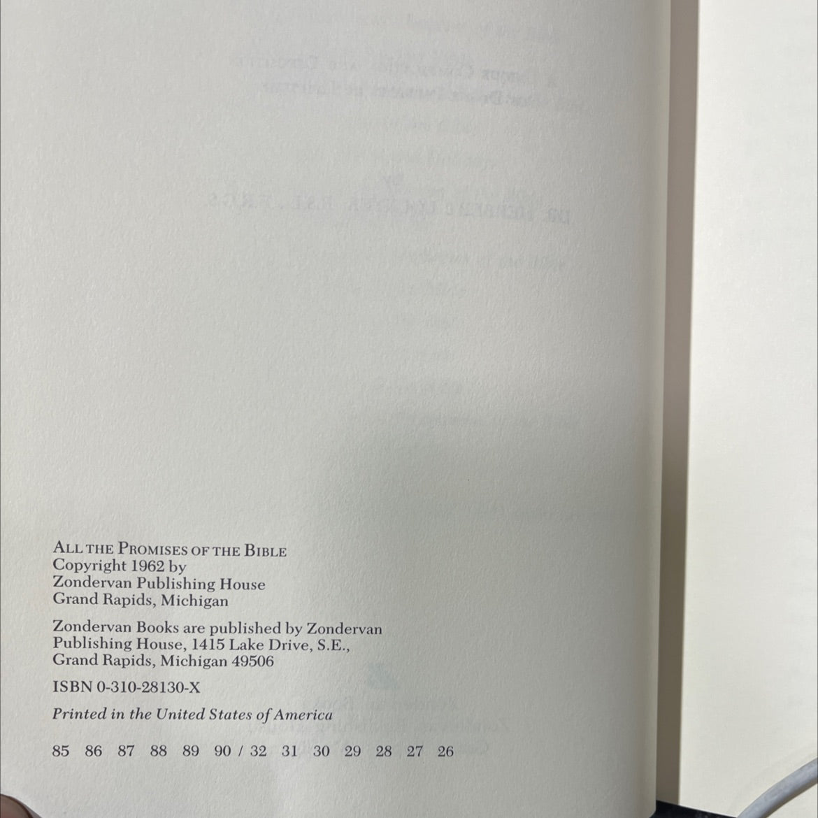 holy bible all the promises of the bible book, by dr. herbert lockyer, 1962 Hardcover image 3