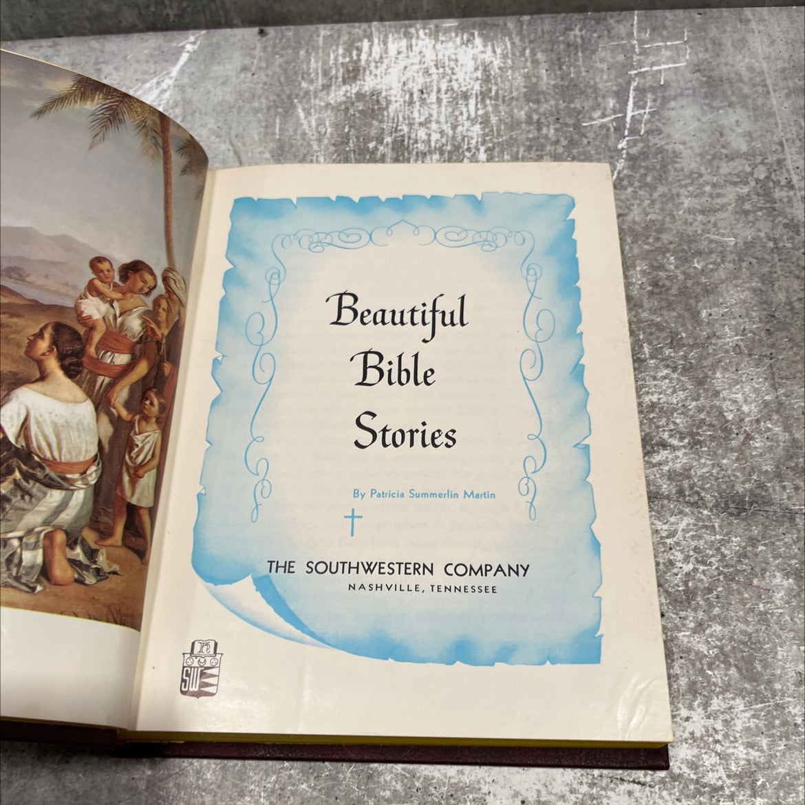 holy bible beautiful bible stories book, by patricia summerlin martin, 1964 Hardcover image 2