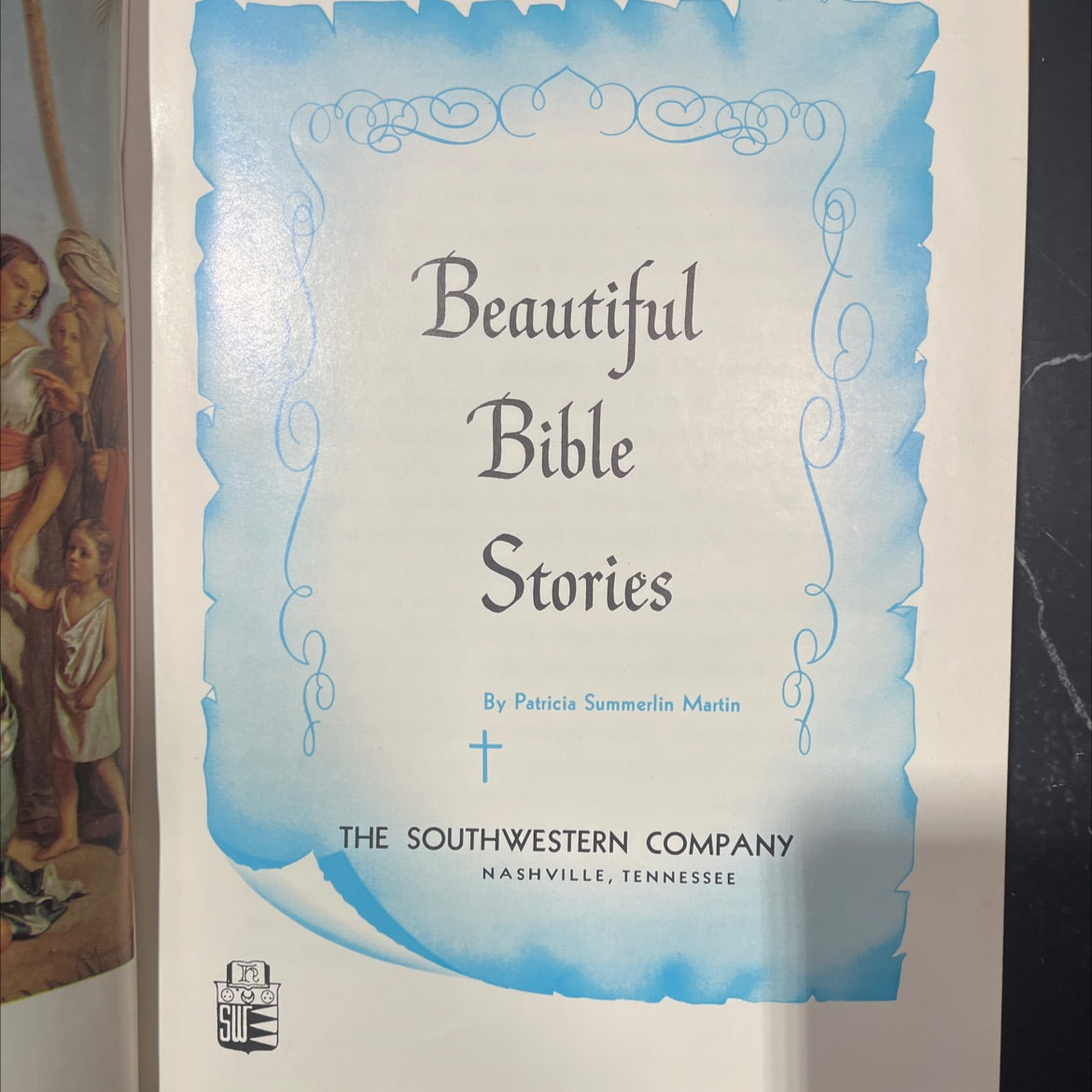 holy bible beautiful bible stories book, by Patricia Summerlin Martin, 1964 Hardcover image 2