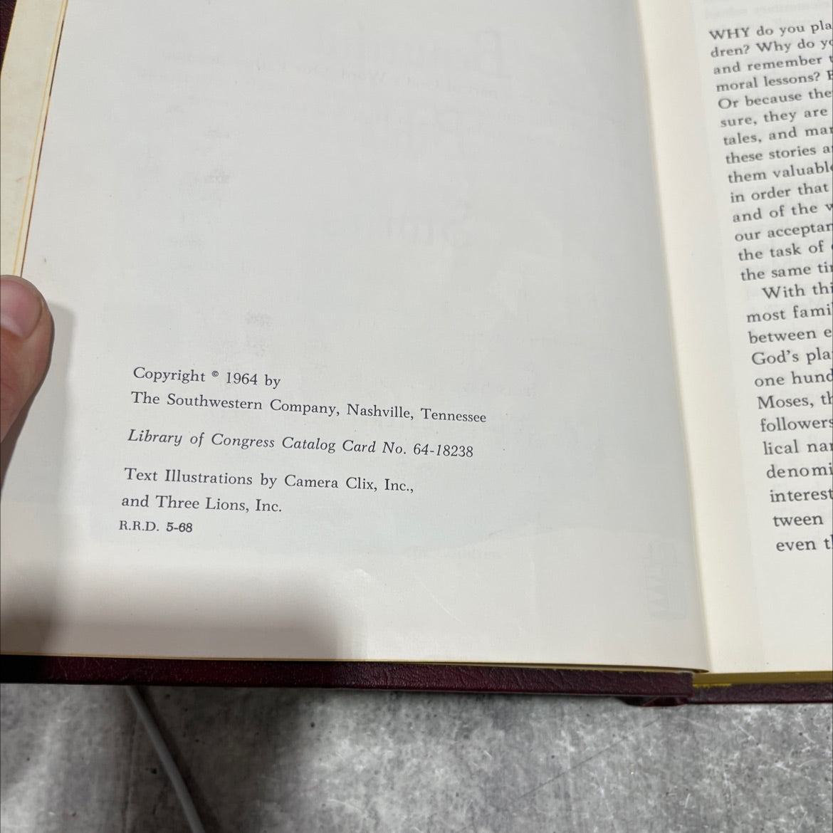 holy bible beautiful bible stories book, by patricia summerlin martin, 1964 Hardcover image 3