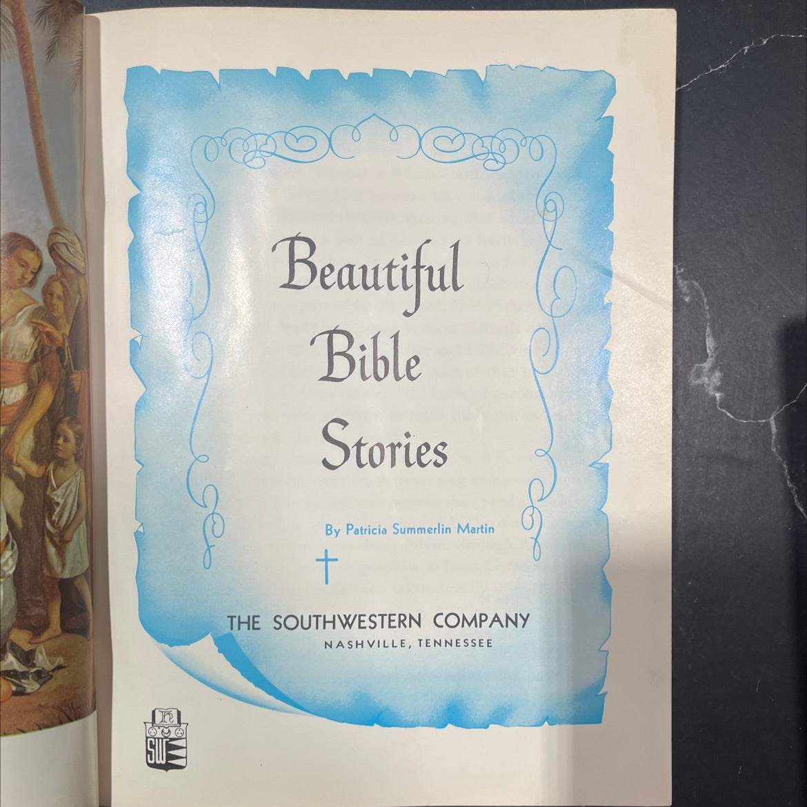 holy bible beautiful stories book, by Patricia Summerlin Martin, 1964 Hardcover image 2