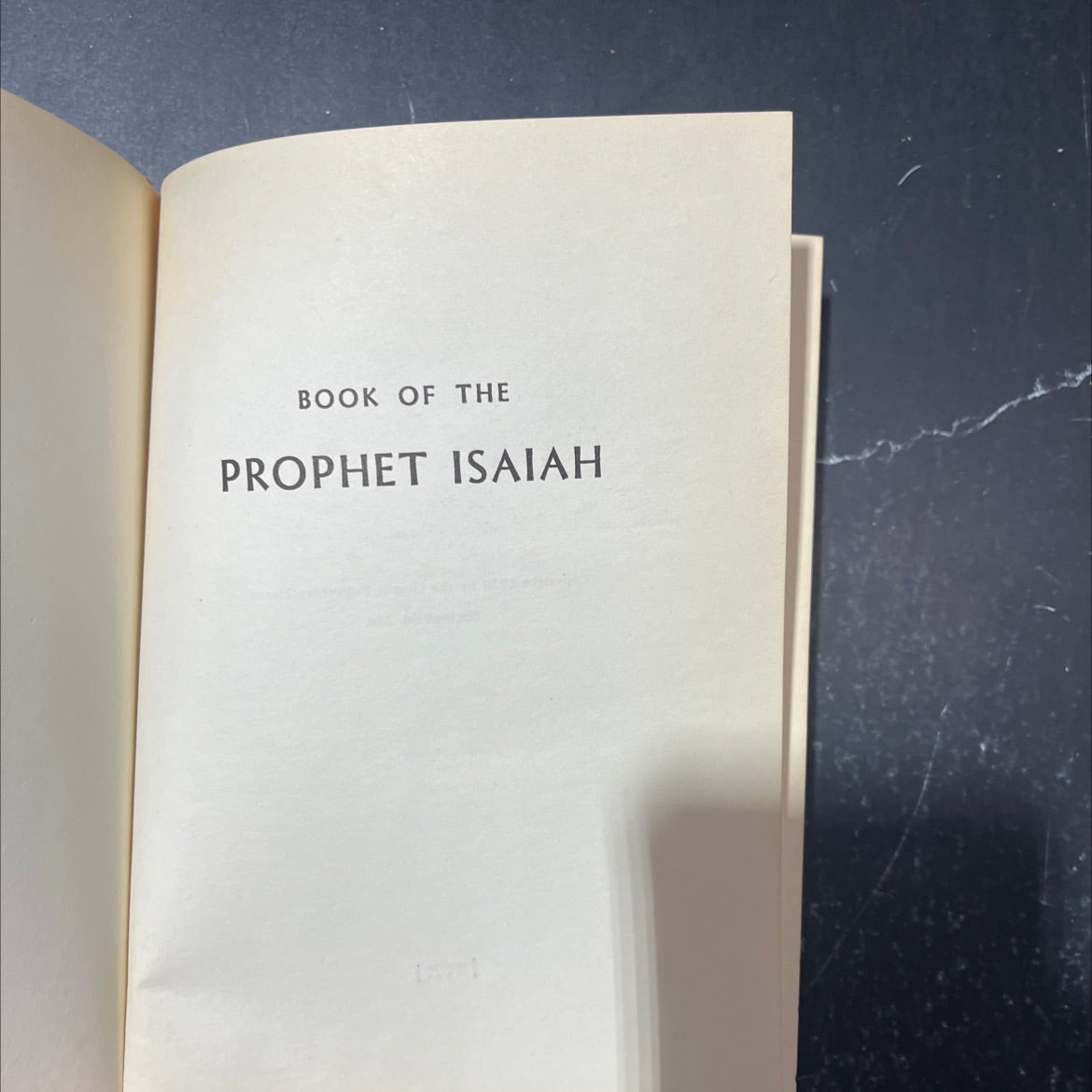 holy bible book of the prophet isaiah book, by unknown, 1950 Hardcover image 2