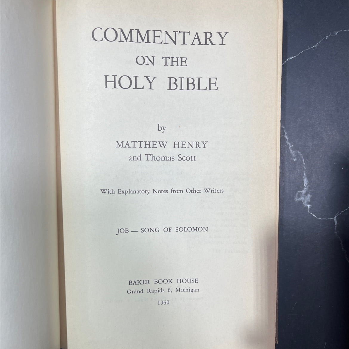holy bible commentary on the holy bible by matthew henry and thomas scott with explanatory notes from other writers job image 2