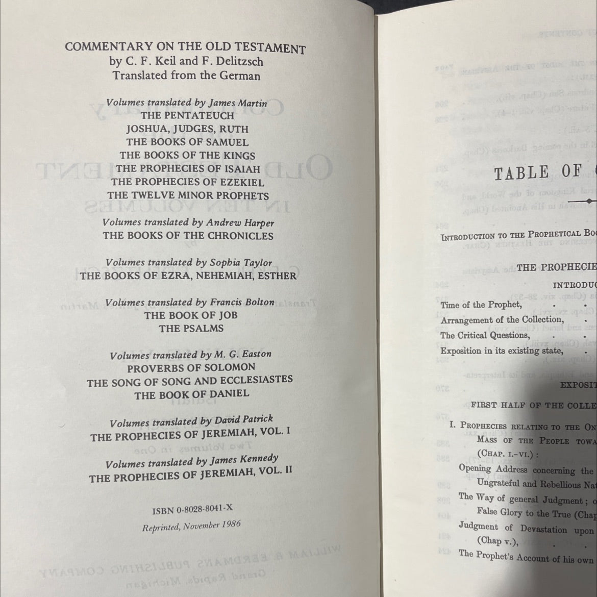 holy bible commentary on the old testament book, by c. f. keil and f. delitzsch, 2008 Hardcover image 3