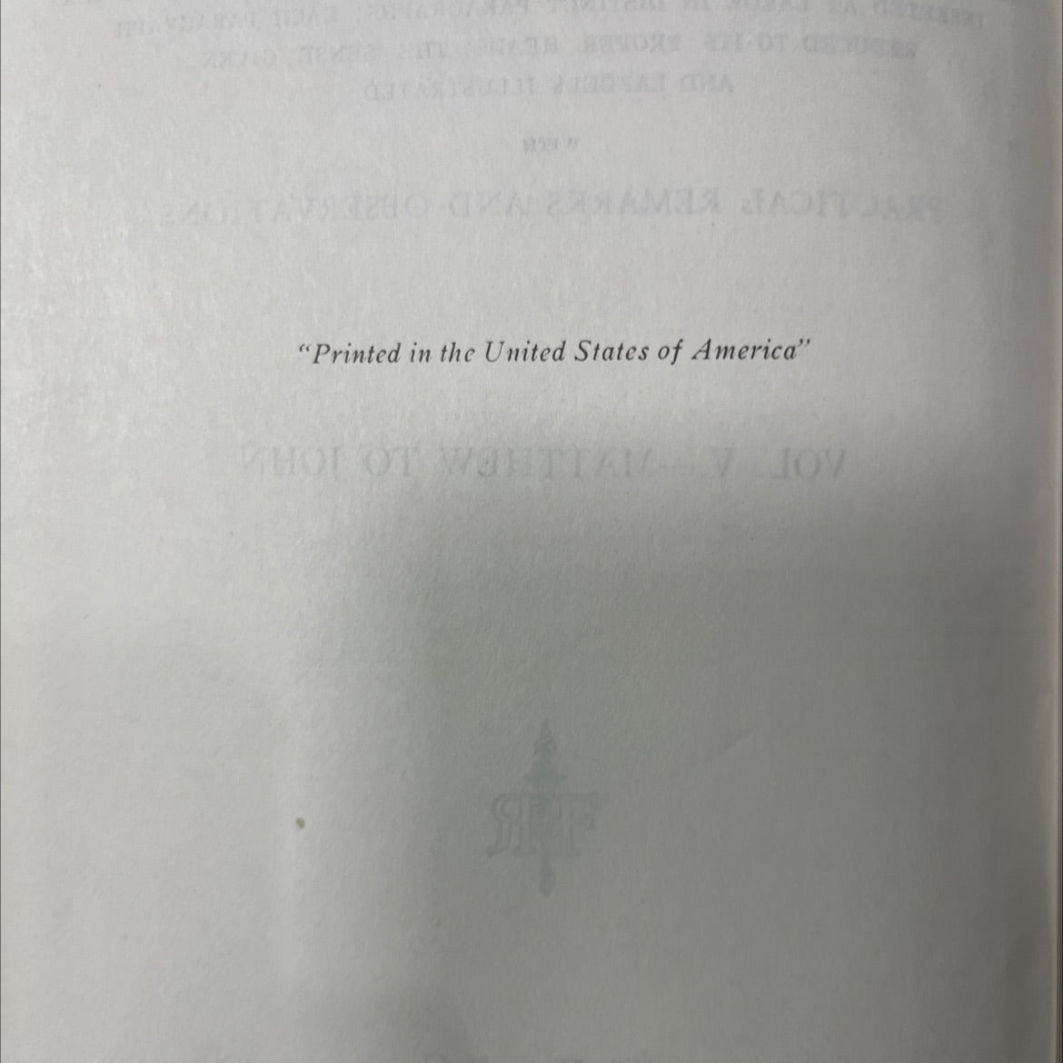 holy bible commentary on the whole bible vol. v.-matthew to john book, by matthew henry, 1970 Hardcover image 3
