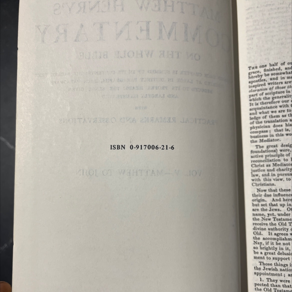 holy bible commentary on the whole bible book, by matthew henry, 1970 Hardcover image 3