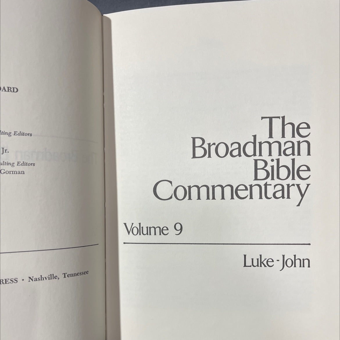 holy bible commentary volume 9 luke-john book, by unknown, 1970 Hardcover image 2