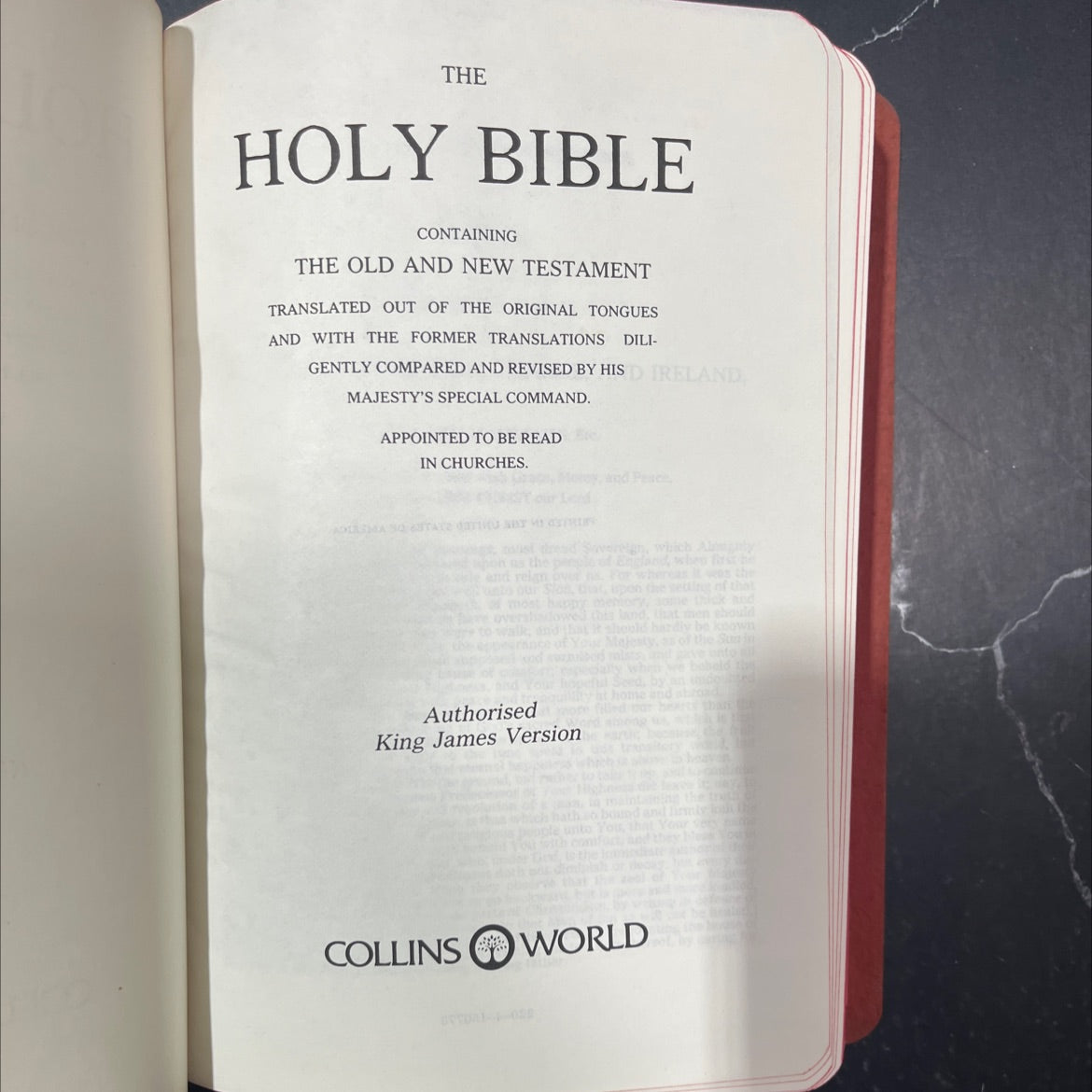 holy bible containing the old and new testament translated out of the original tongues book, by unknown, 1970 Hardcover image 2