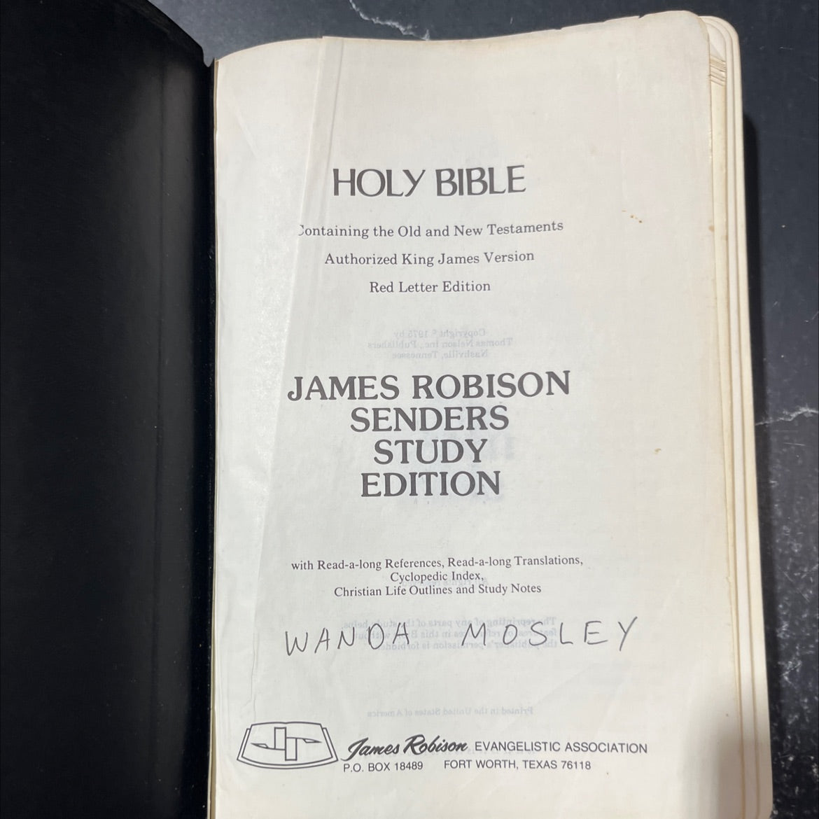 holy bible containing the old and new testaments authorized king james version red letter edition book, by not stated, image 2