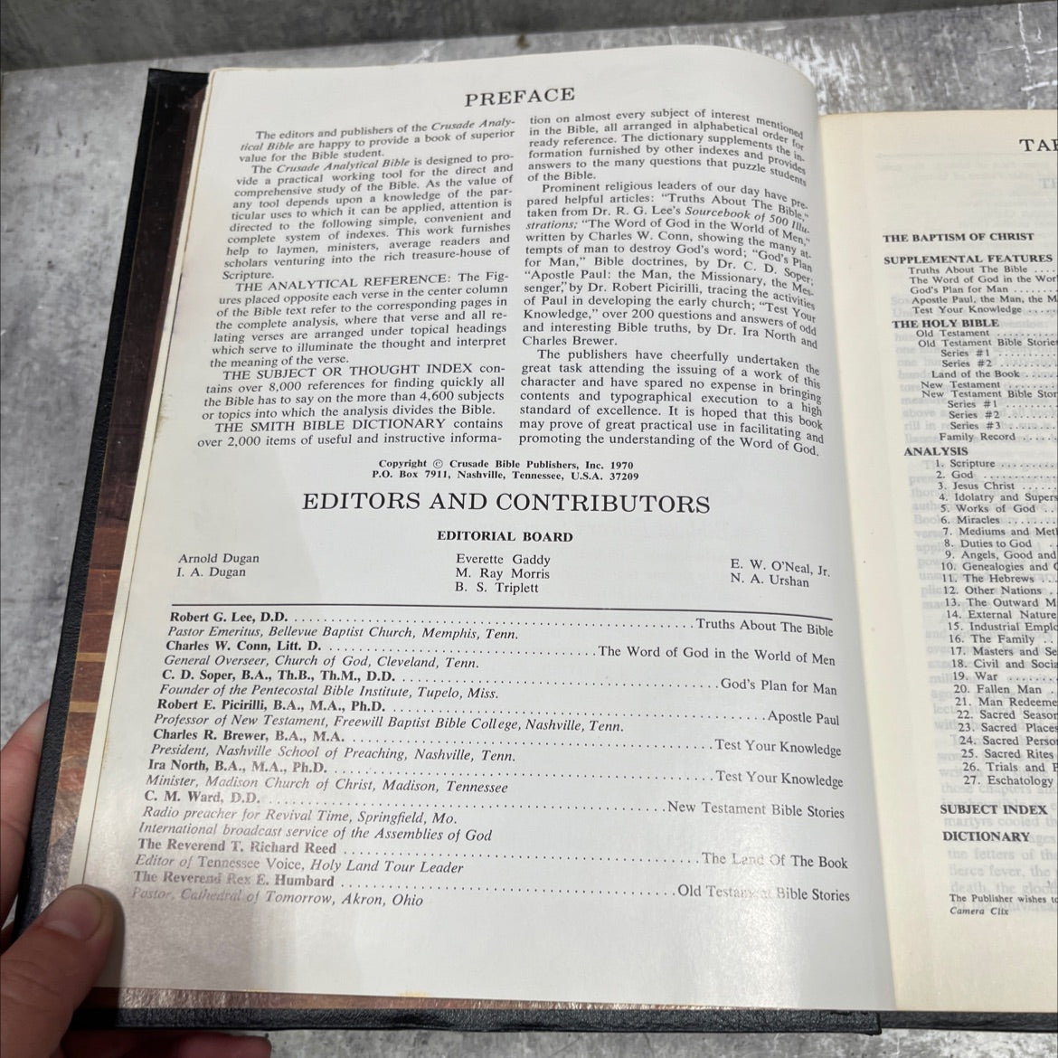 holy bible containing the old and new testaments in the king james version the crusade analytical edition book, by image 3