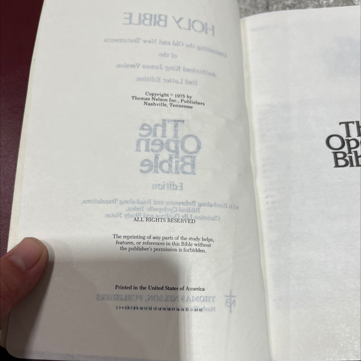 holy bible containing the old and new testaments of the authorized king james version red letter edition book, by image 3
