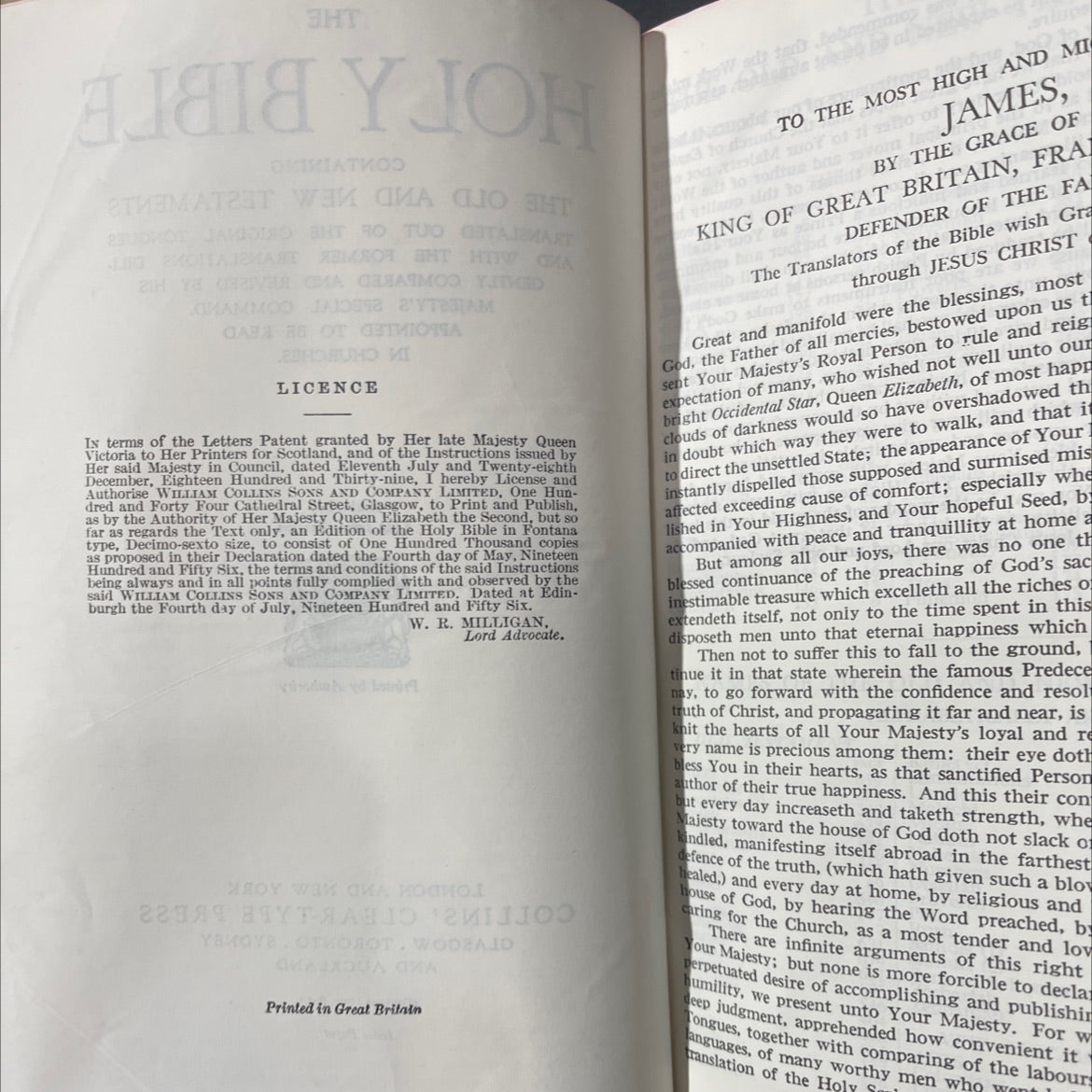 holy bible containing the old and new testaments translated out of the original tongues book, by unknown, 1956 Leather image 3