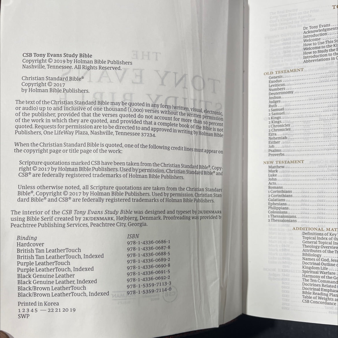 holy bible csb tony evans study bible book, by tony evans, 2019 Leather image 3