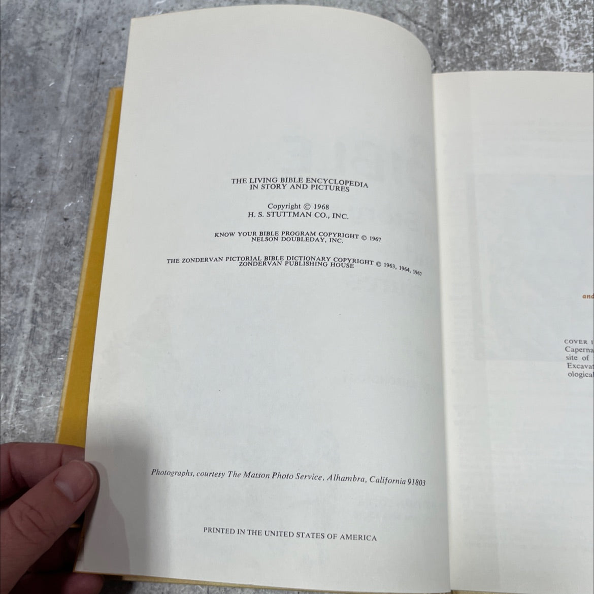 holy bible encyclopedia in story and pictures book, by unknown, 1970 Hardcover image 3