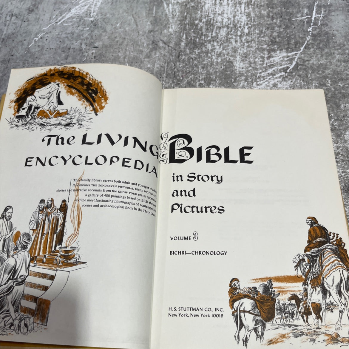 holy bible encyclopedia in story and pictures book, by unknown, 1970 Hardcover image 2