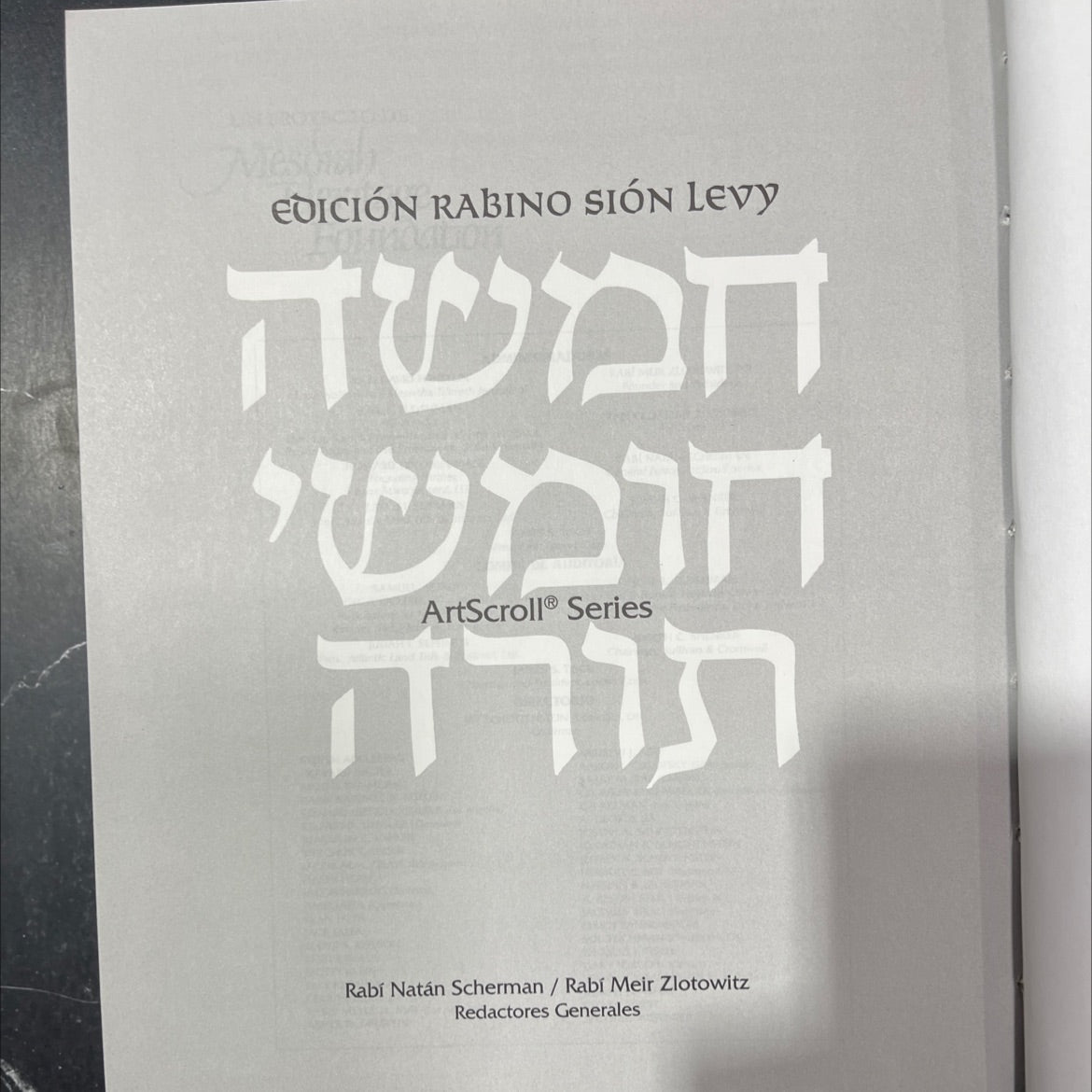 holy bible five books of moses book, by rabbi natán scherman / rabbi meir zlotowitz, 2020 Hardcover image 2