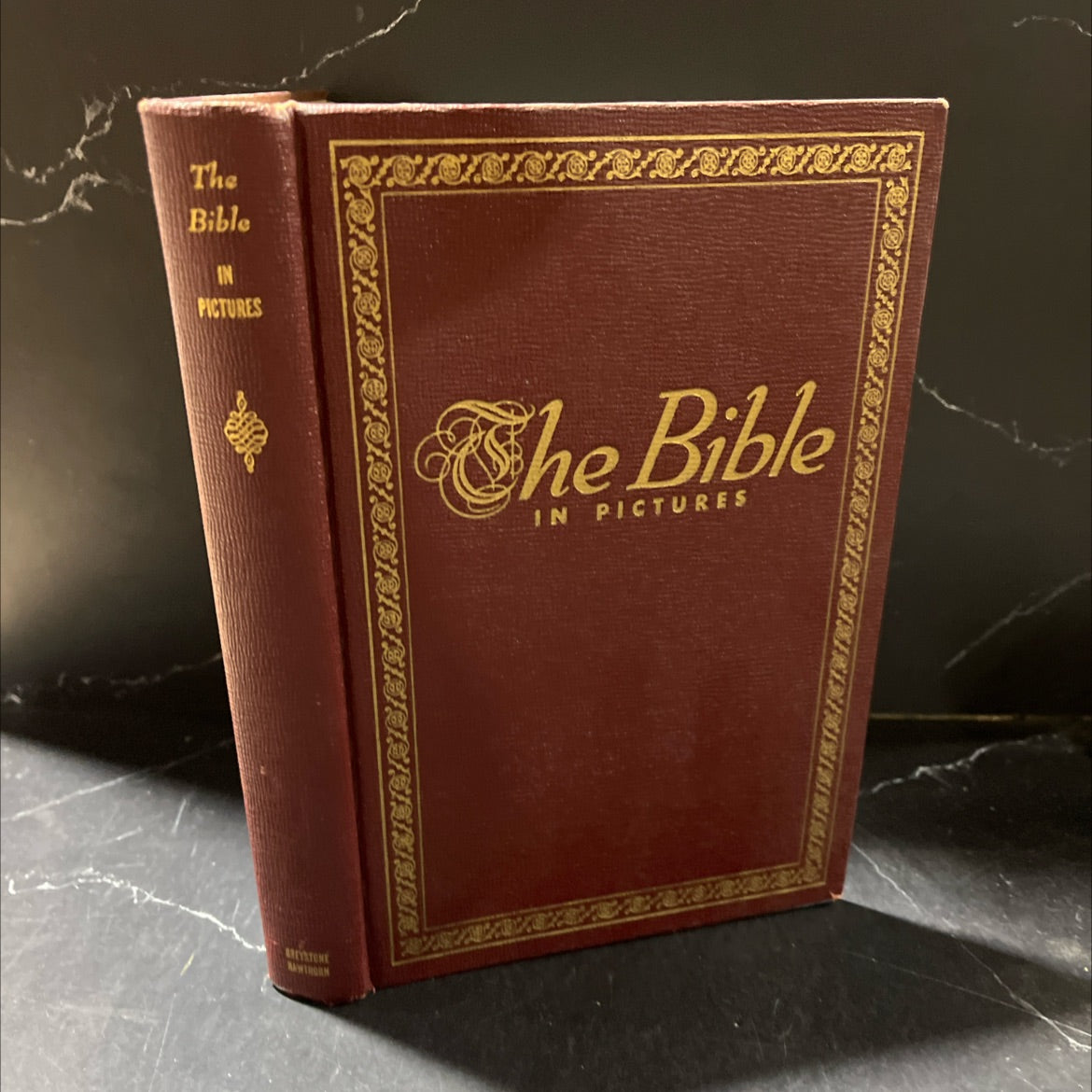 holy bible in pictures book, by rev. ralph kirby, 1952 Hardcover image 1