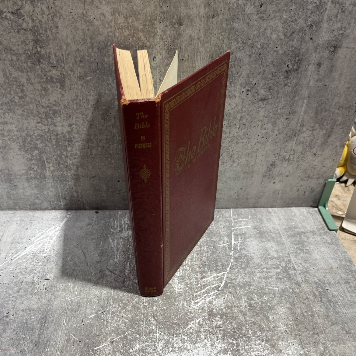 holy bible in pictures book, by rev. ralph kirby, 1952 Hardcover image 4