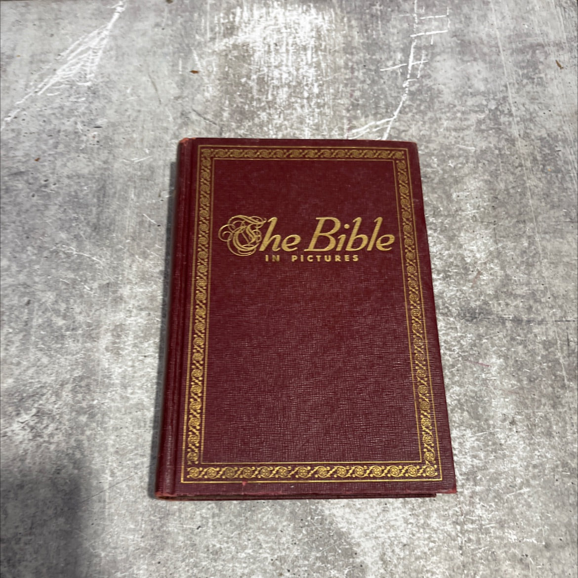 holy bible in pictures book, by rev. ralph kirby, 1970 Hardcover image 1