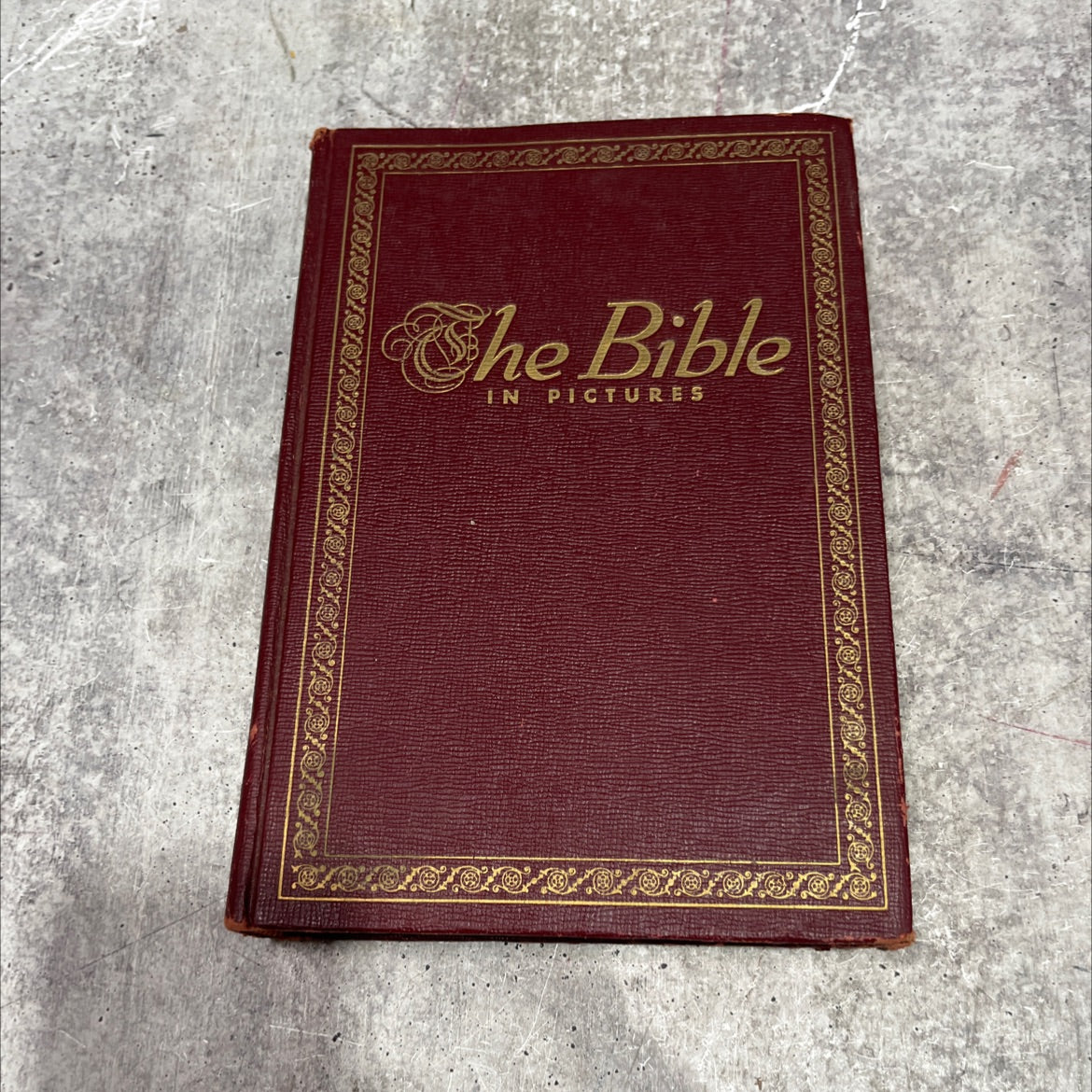 holy bible in pictures book, by rev. ralph kirby, unknown Hardcover image 1