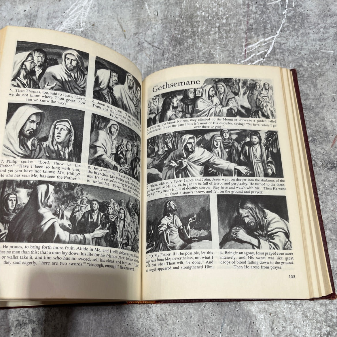 holy bible in pictures book, by rev. ralph kirby, unknown Hardcover image 3