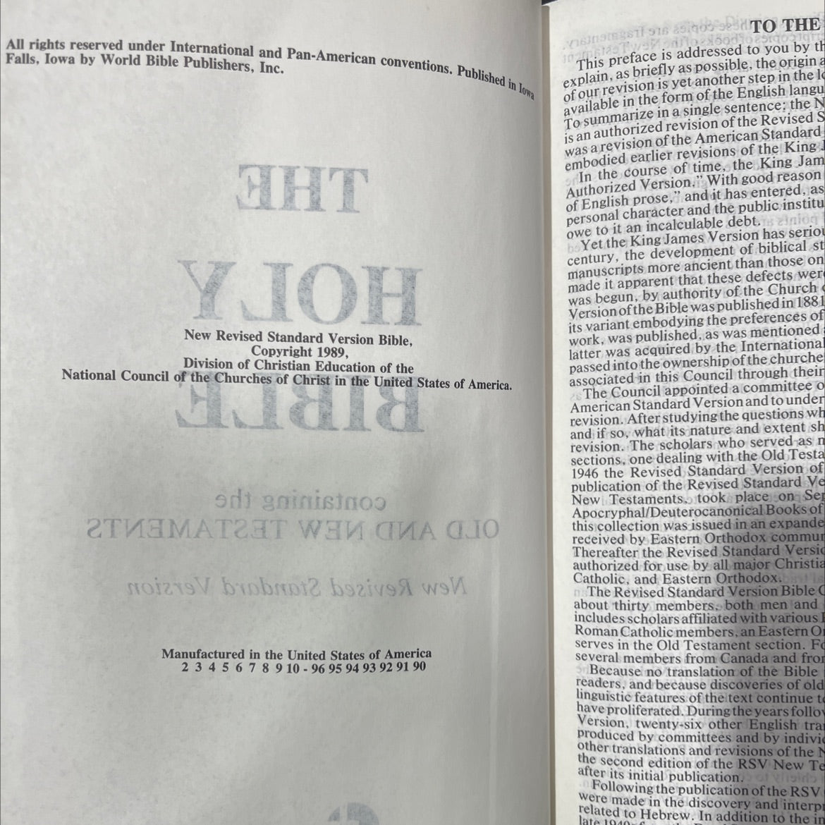 holy bible king james version book, by unknown, 1970 Hardcover image 3