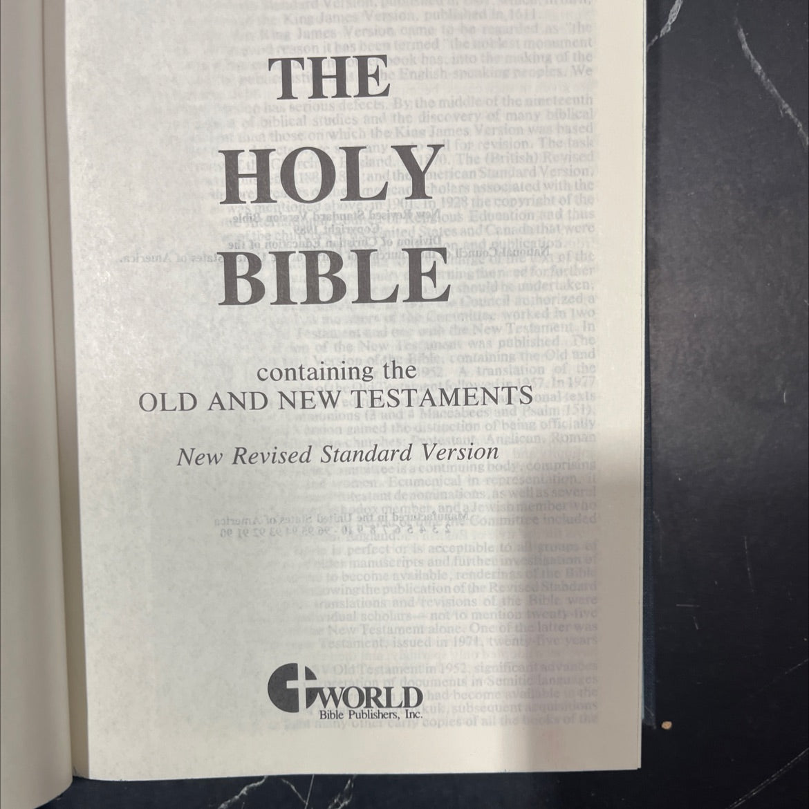holy bible king james version book, by unknown, 1970 Hardcover image 2