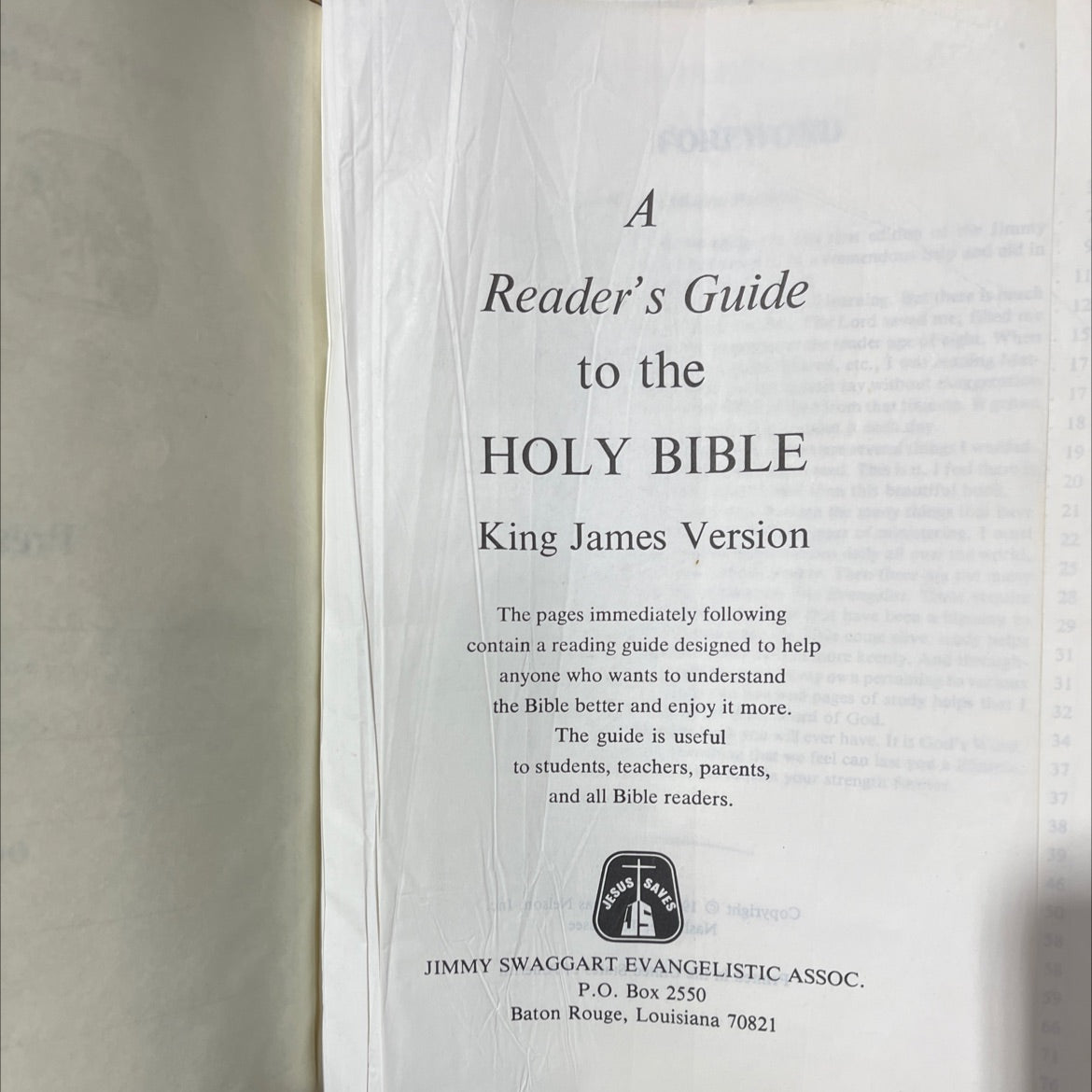 holy bible king james version book, by unknown, 1978 Leather image 2