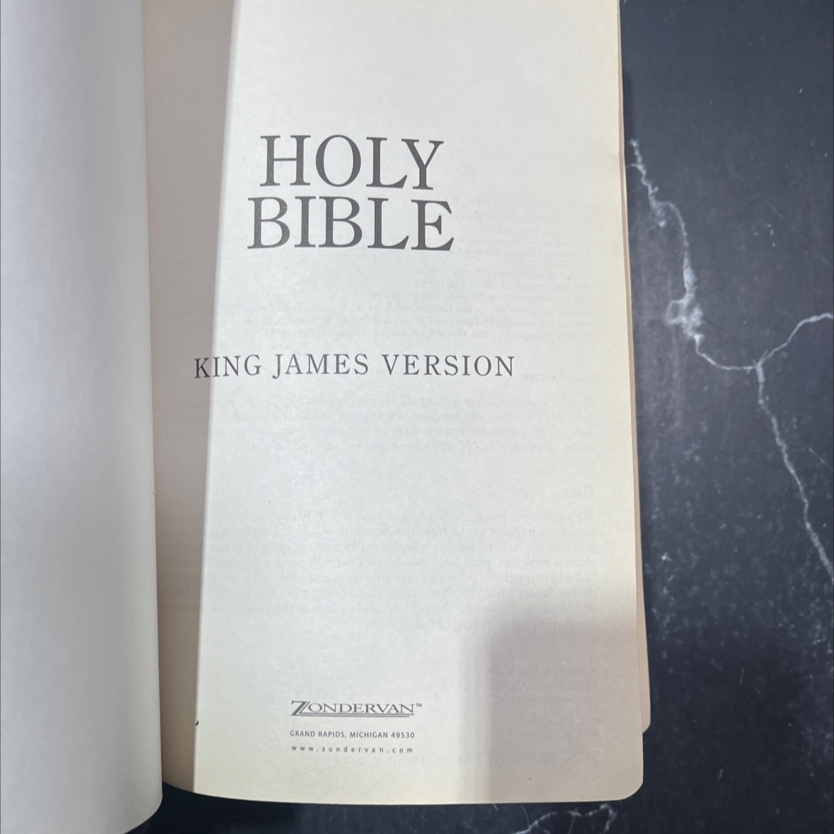 holy bible king james version book, by unknown, 2002 Leather image 2