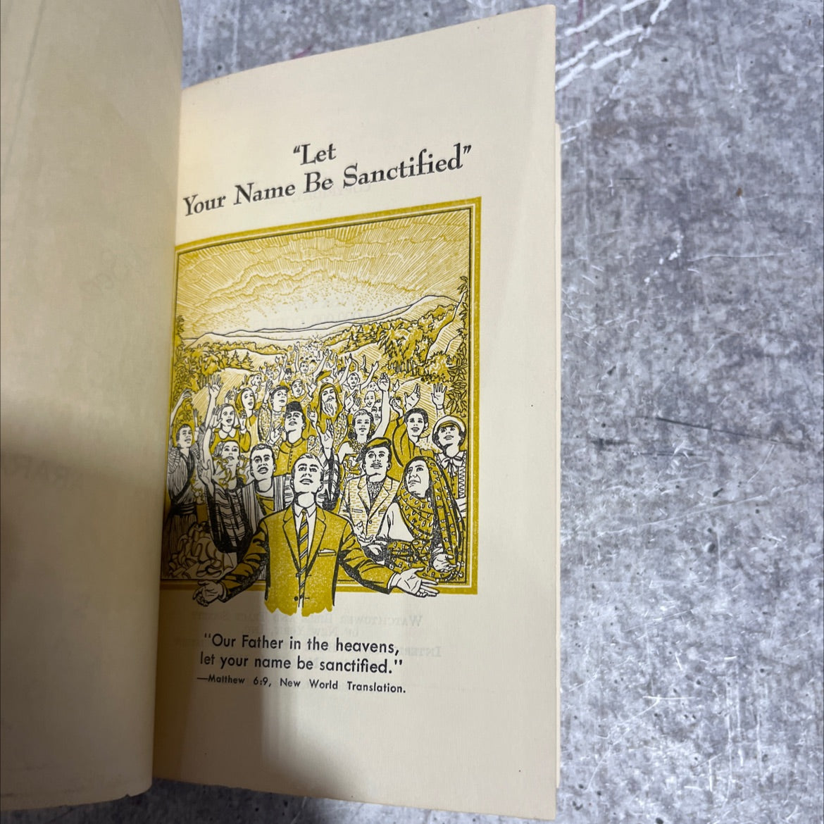 holy bible let your name be sanctified book, by unknown, 1961 Hardcover image 2