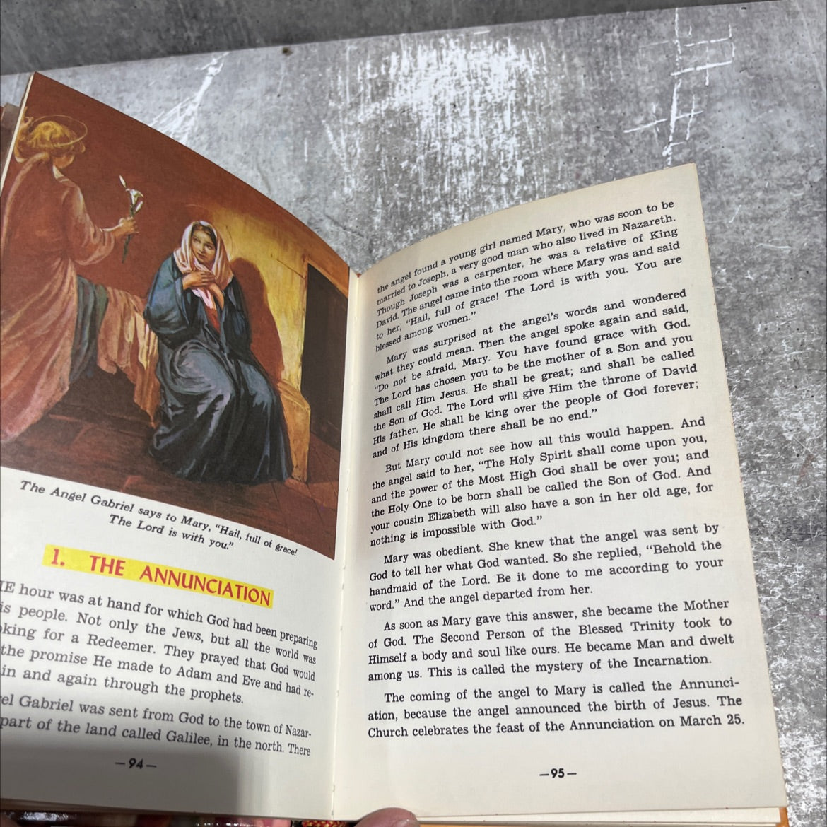 holy bible new catholic picture bible popular stories from the old and new testaments book, by rev. lawrence g. image 4