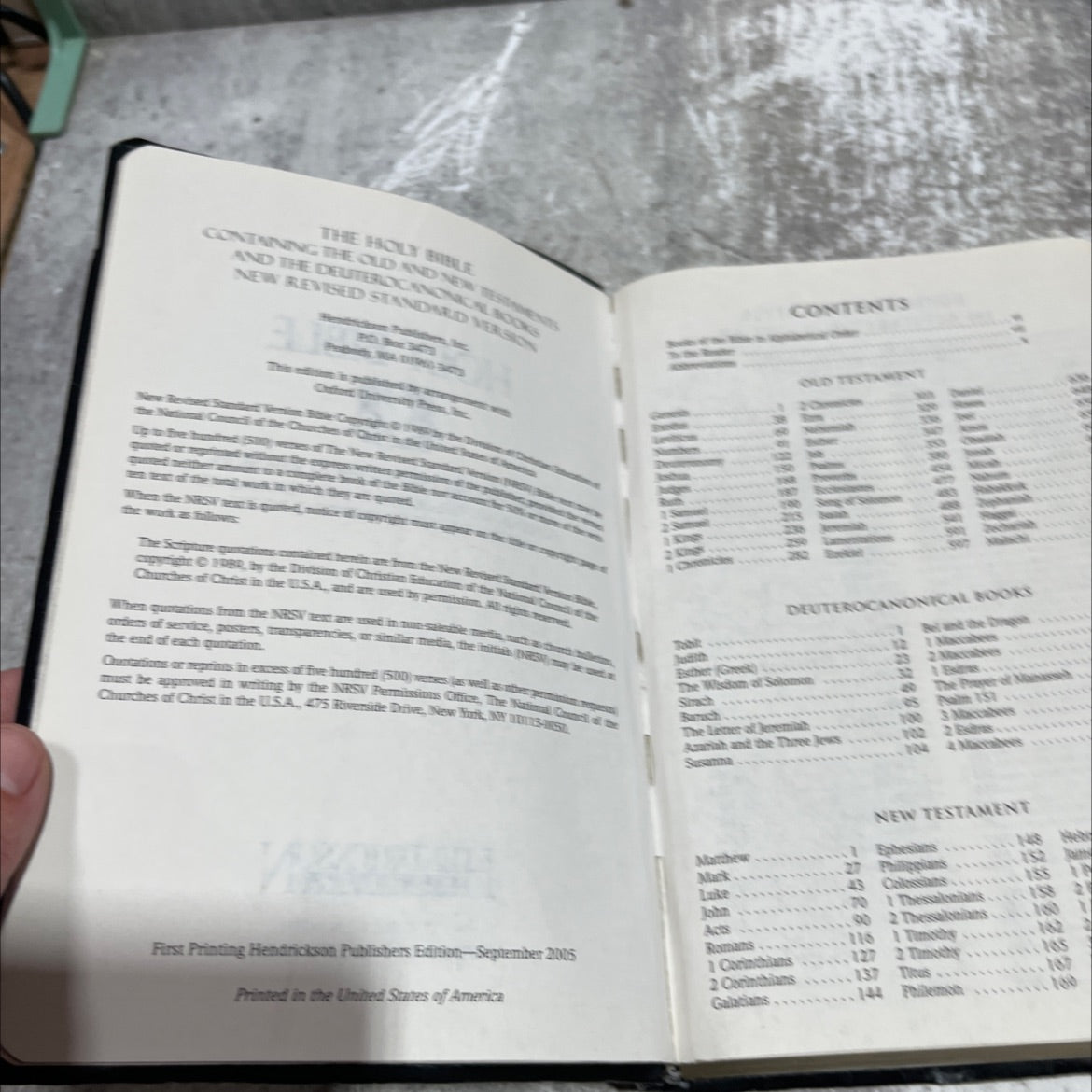 holy bible new revised standard version containing the old and new testaments and the deuterocanonical books book, by image 3
