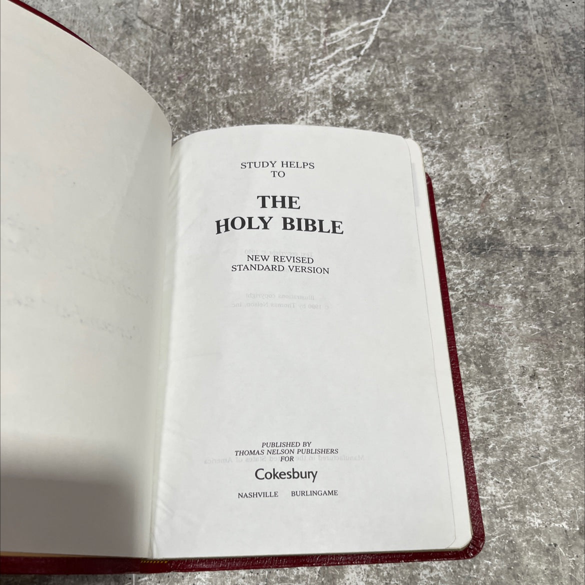 holy bible new revised standard version book, by unknown, 2018 Leather image 2