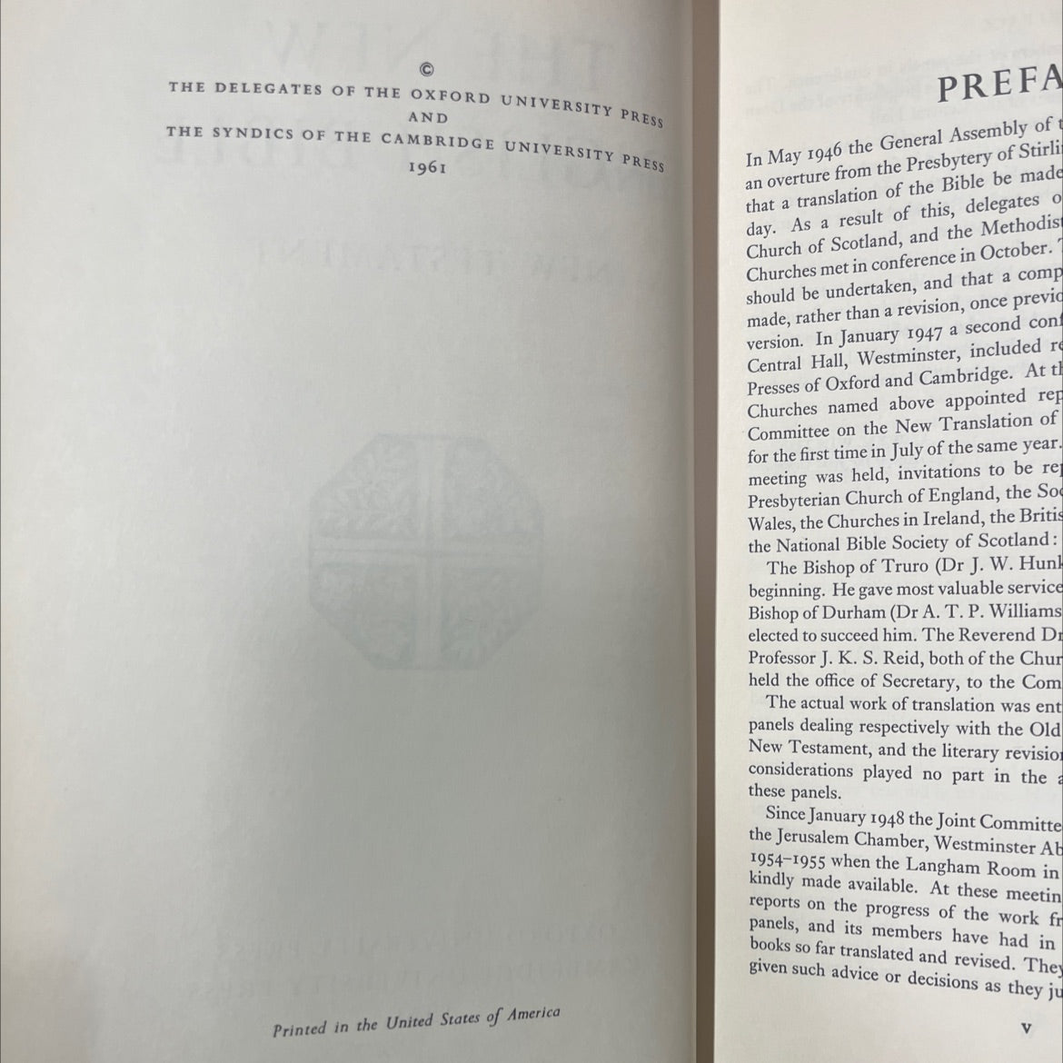 holy bible new testament book, by not stated, 1961 Hardcover image 3
