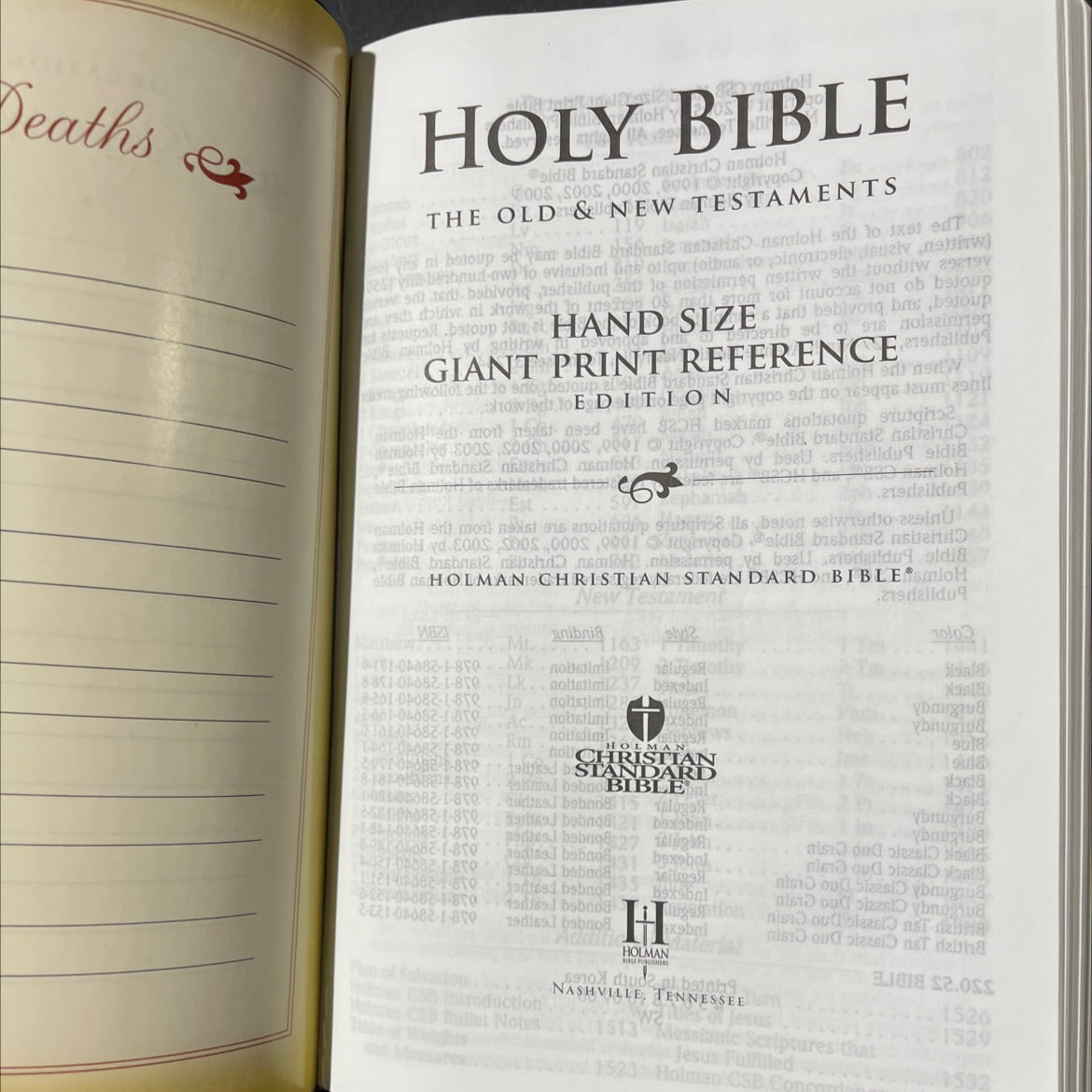 holy bible old & new testaments book, by unknown, 2011 Leather image 2