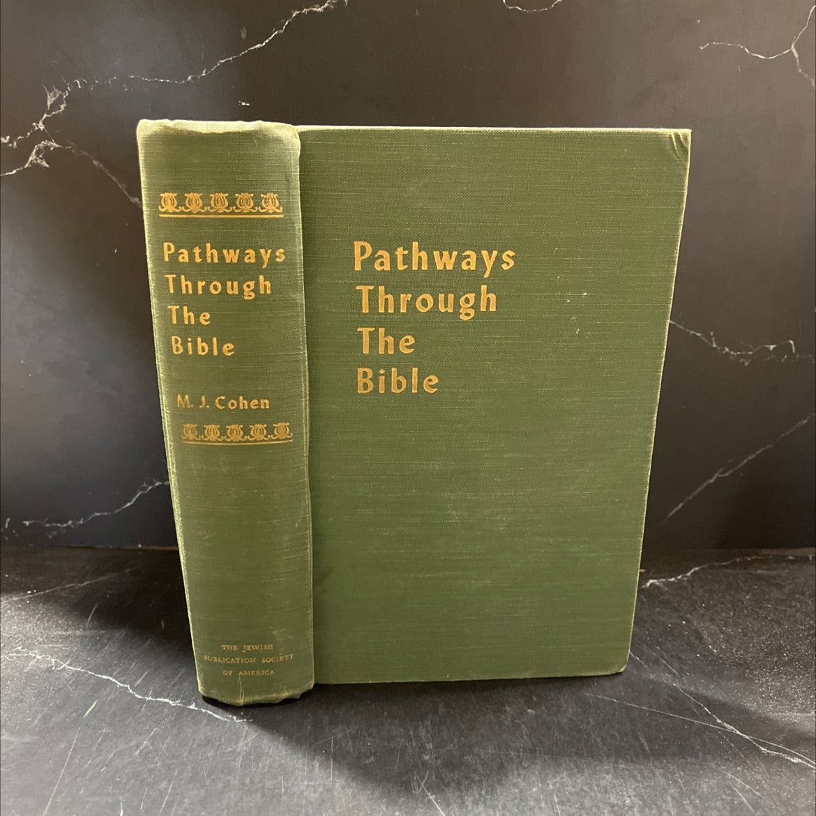 holy bible pathways through the bible book, by mortimer j. cohen, 1955 Hardcover image 1