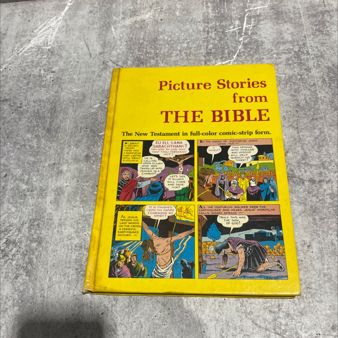 holy bible picture stories from the new testament in full-color comic-strip form book, by M. C. Gaines, 1980 Hardcover image 1