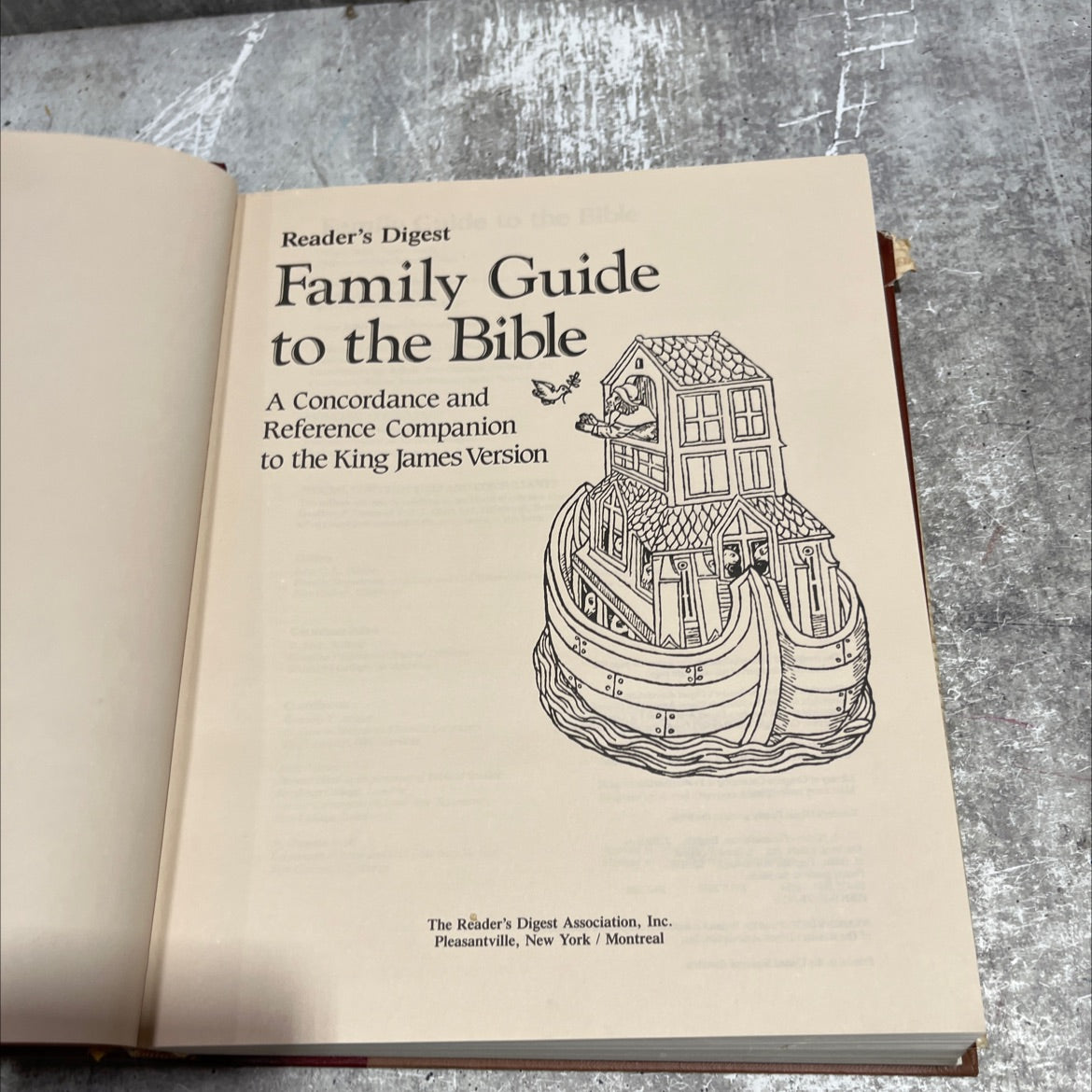 holy bible reader's digest family guide to the bible book, by unknown, 1984 Hardcover image 2