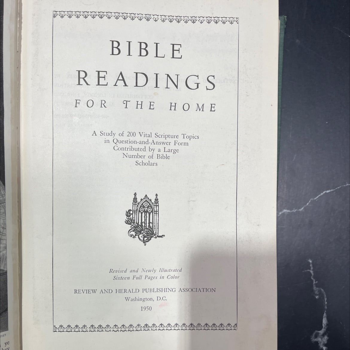 holy bible readings for the home a study of 200 vital scripture topics in question-and-answer form book, by unknown, image 2